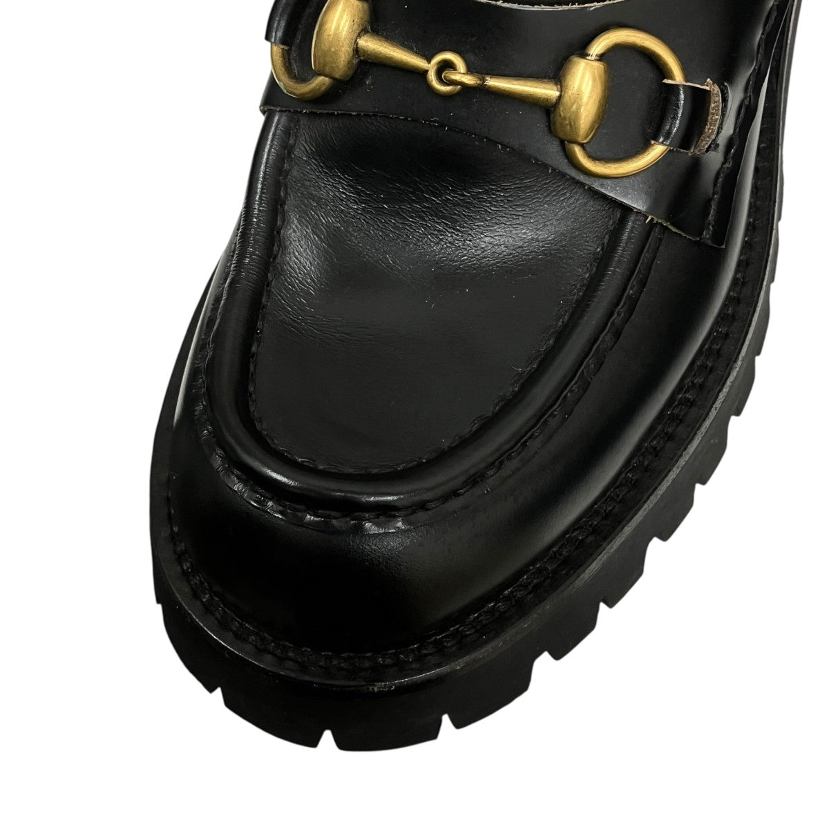 M*i様 GUCCI　ホースビット ブーツ　Bee エンブロイダリー　黒　7 1 GUCCI(グッチ) ビー エンブロイダリー ホースビットローファー 577236