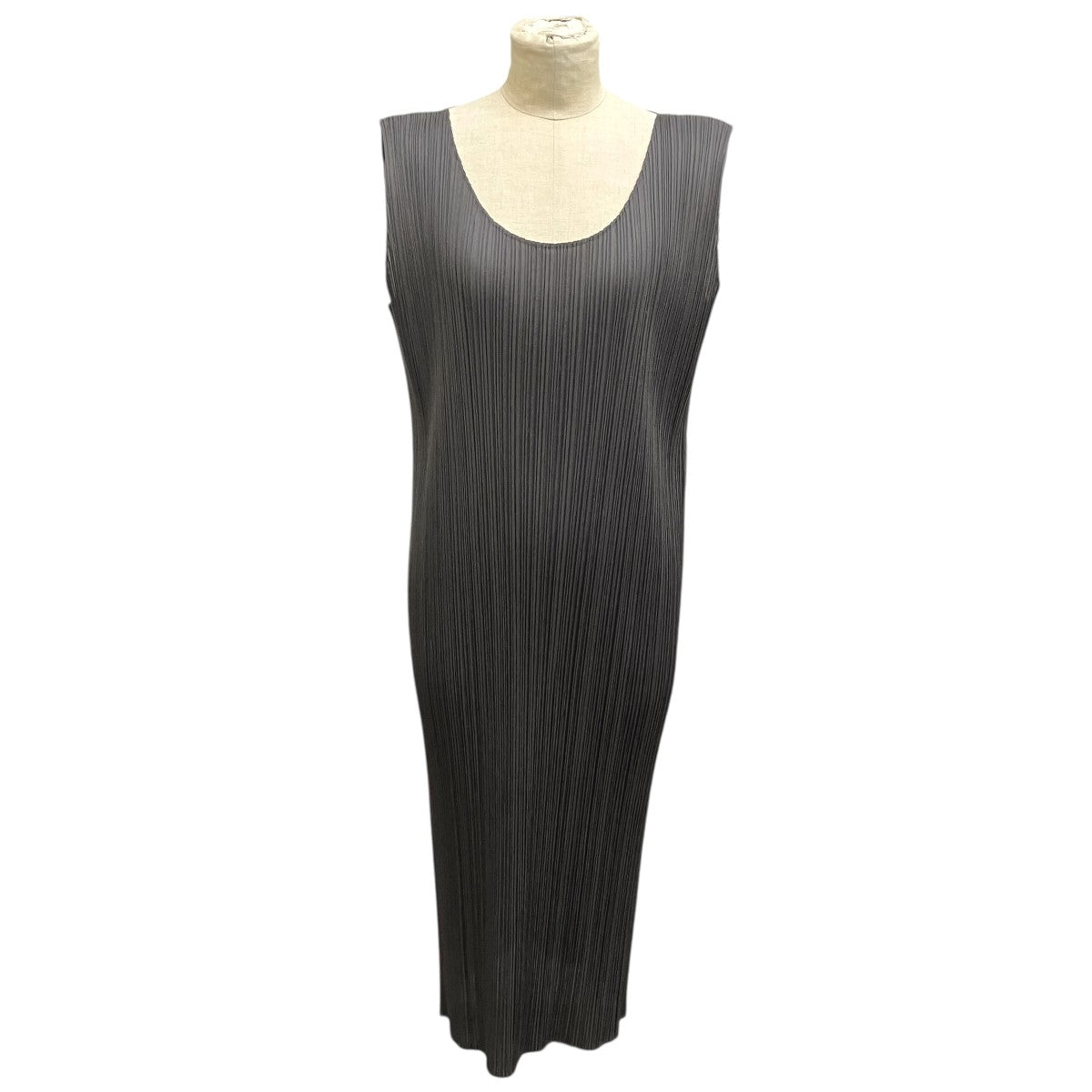 PLEATS PLEASE ノースリーブワンピースPP04-JH648 古着・中古-1枚目のアイテム画像