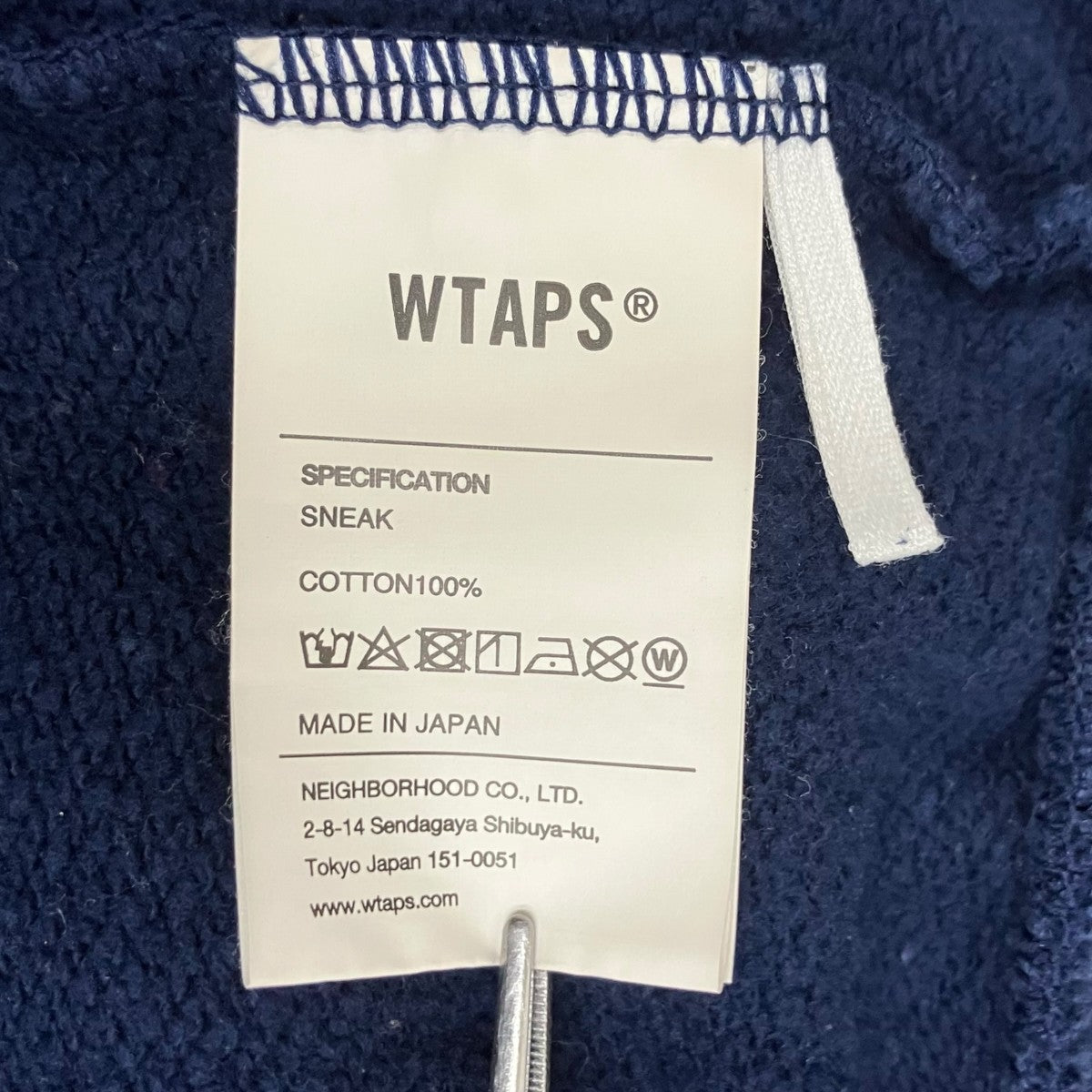 WTAPS(ダブルタップス) TNNL SWEATERスウェット ネイビー サイズ 02