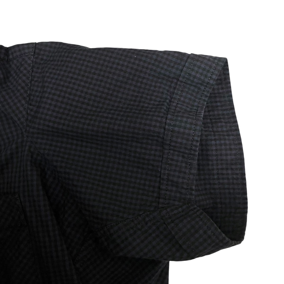 Maison MIHARA YASUHIRO SHAWL LAYERED H S SHIRTSチェック半袖シャツA16SH086 古着・中古-5枚目のアイテム画像
