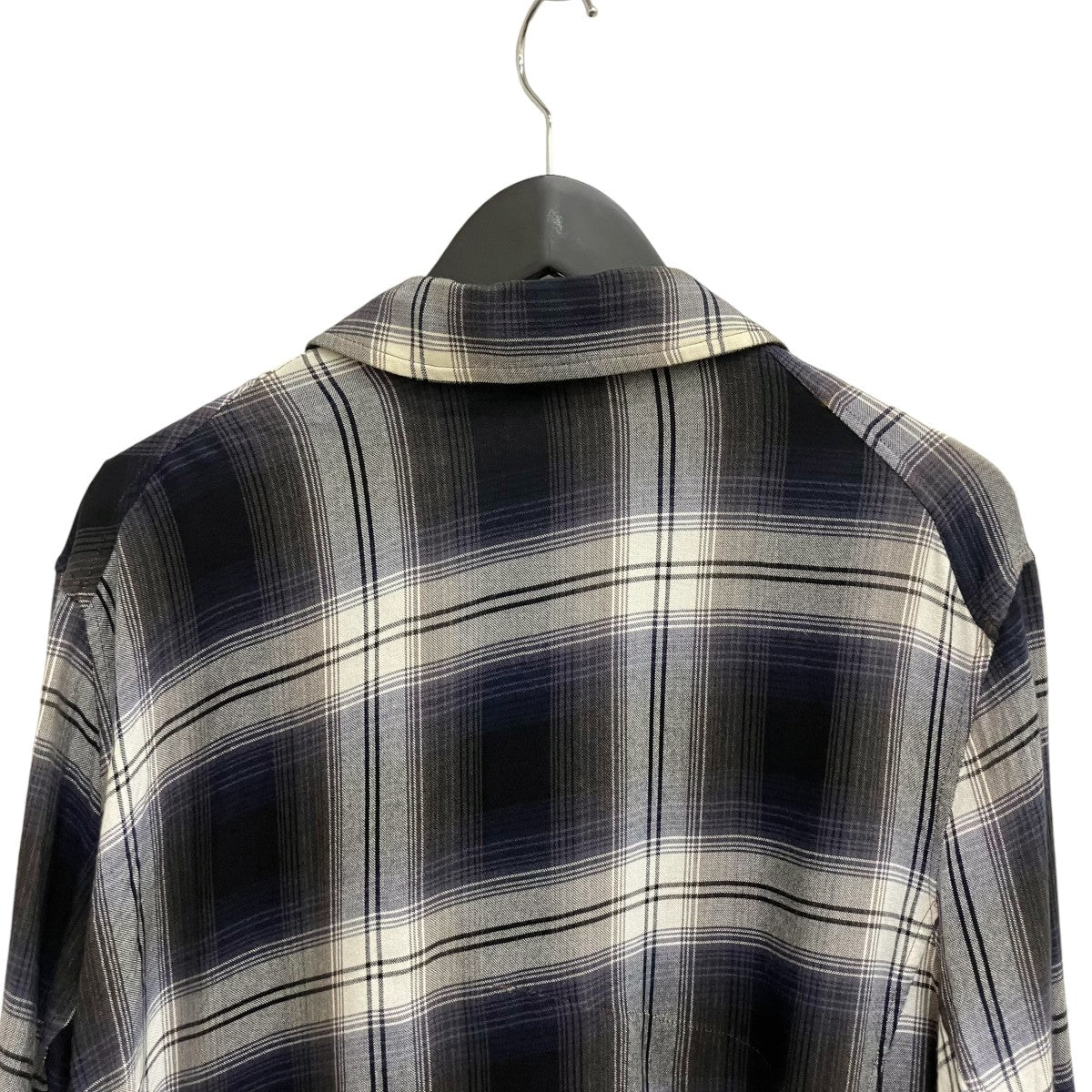 sulvam 23SSSHORT BOX JACKETチェックシャツジャケットSR-J08-500 古着・中古-5枚目のアイテム画像