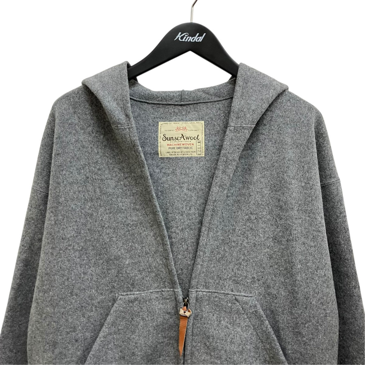 SUNSEA(サンシー) 第七のパーカー SUNSEA3107 SUNSEA3107 ライトグレー