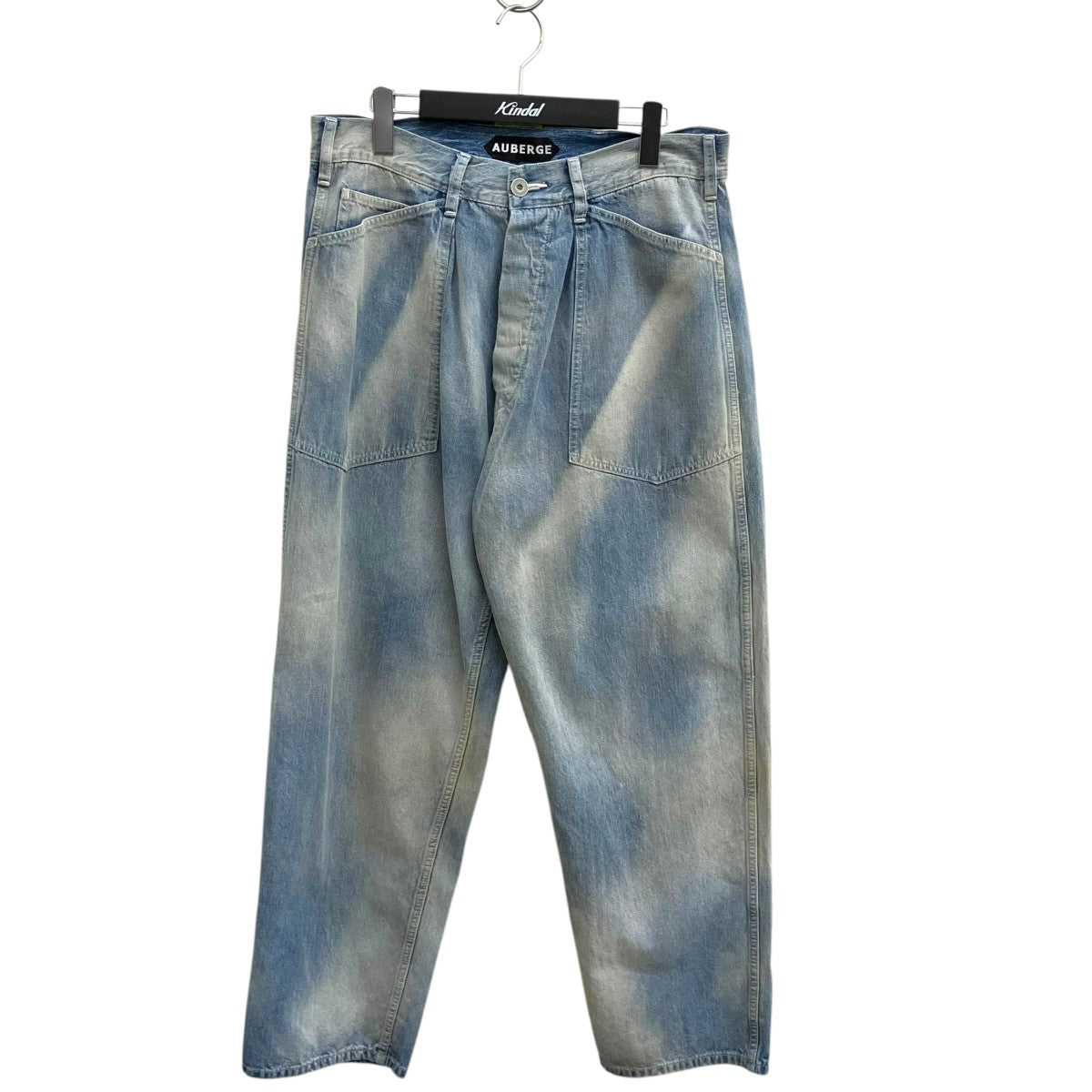AUBERGE 25SSバックルバックデニムパンツGASPARD BL 古着・中古-1枚目のアイテム画像