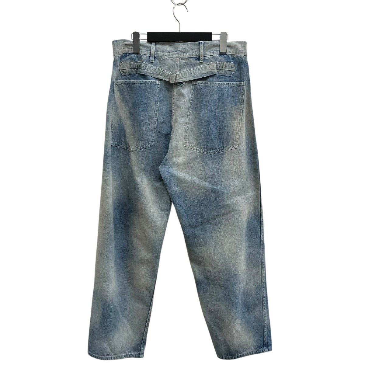 AUBERGE 25SSバックルバックデニムパンツGASPARD BL 古着・中古-2枚目のアイテム画像