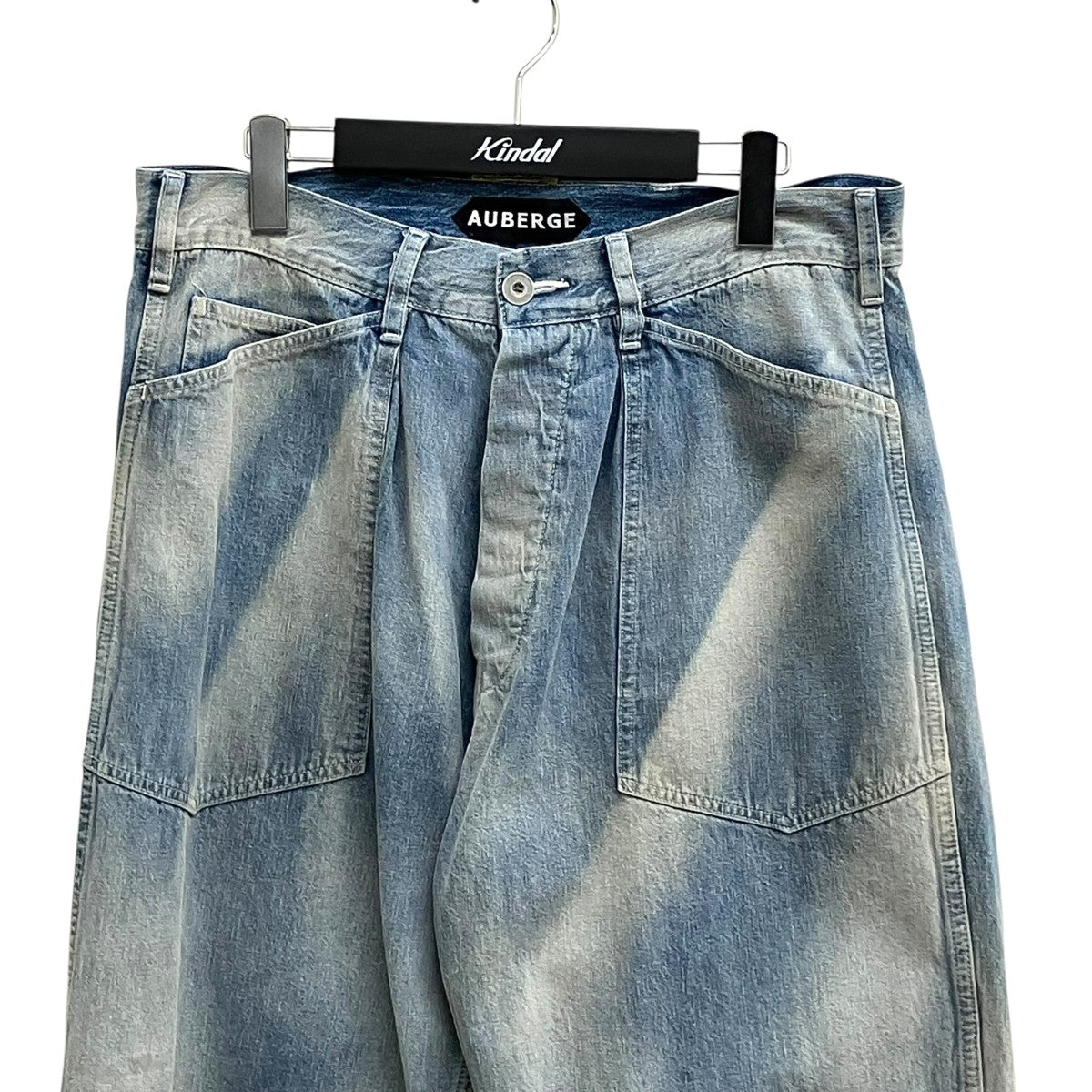 AUBERGE 25SSバックルバックデニムパンツGASPARD BL 古着・中古-3枚目のアイテム画像