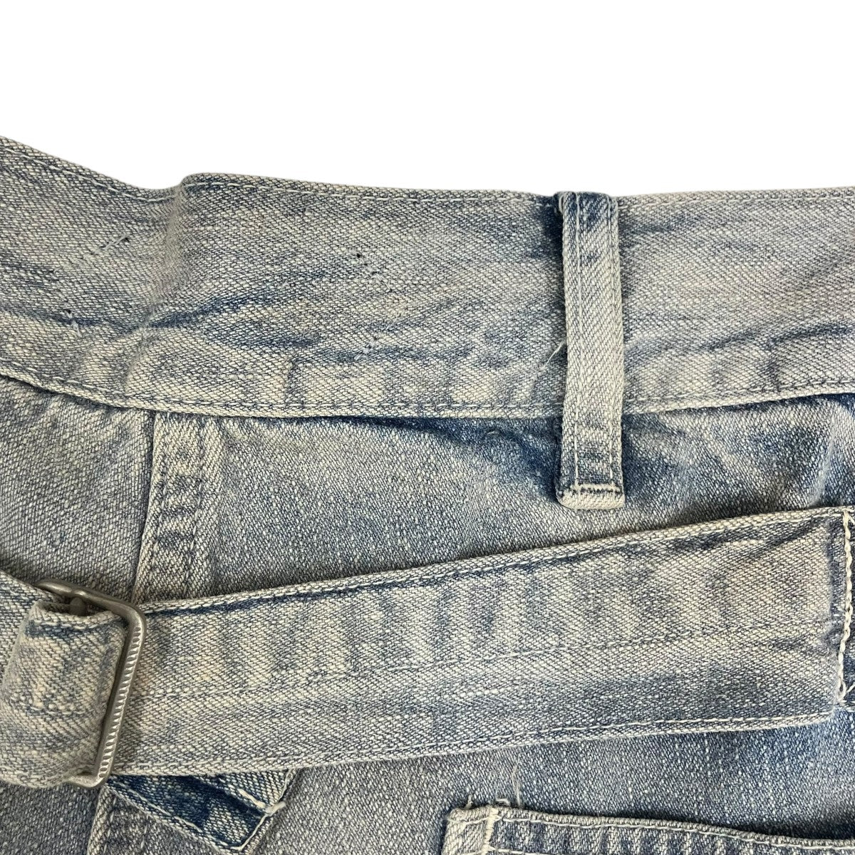 AUBERGE 25SSバックルバックデニムパンツGASPARD BL 古着・中古-9枚目のアイテム画像