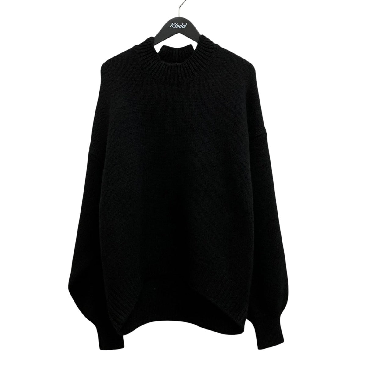 Low Count Wool Yak Knit Draping Extra Over C N Pullover ／N-25-001