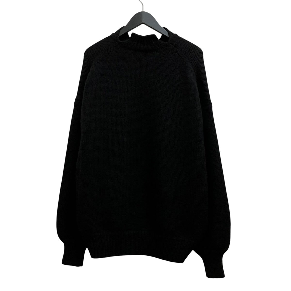 Low Count Wool Yak Knit Draping Extra Over C N Pullover ／N-25-001