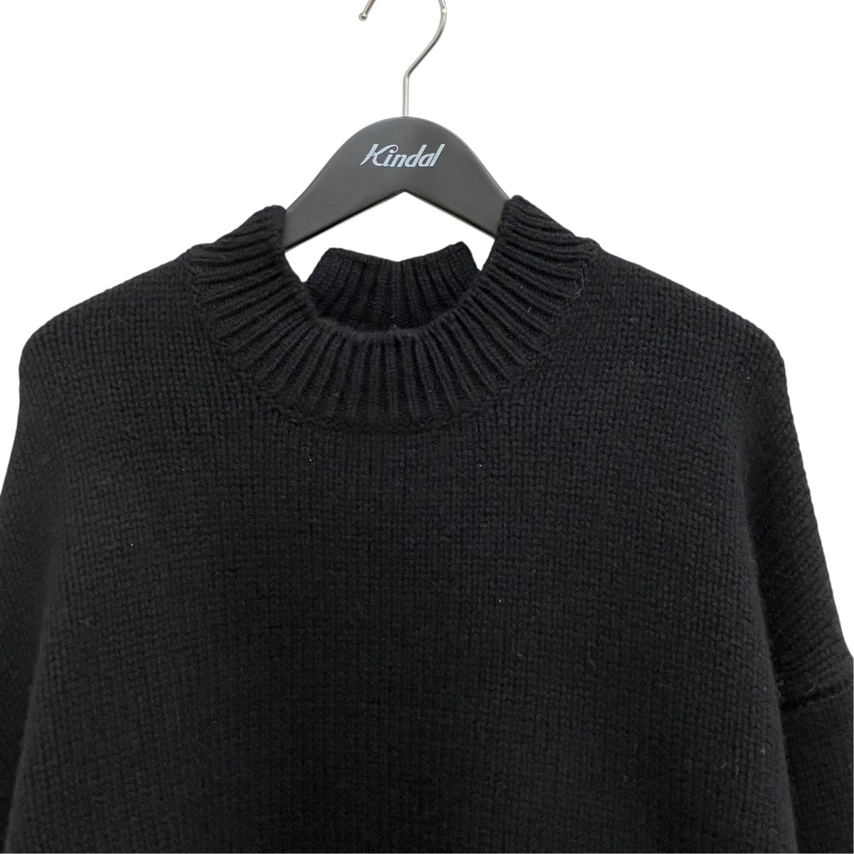 Low Count Wool Yak Knit Draping Extra Over C N Pullover ／N-25-001