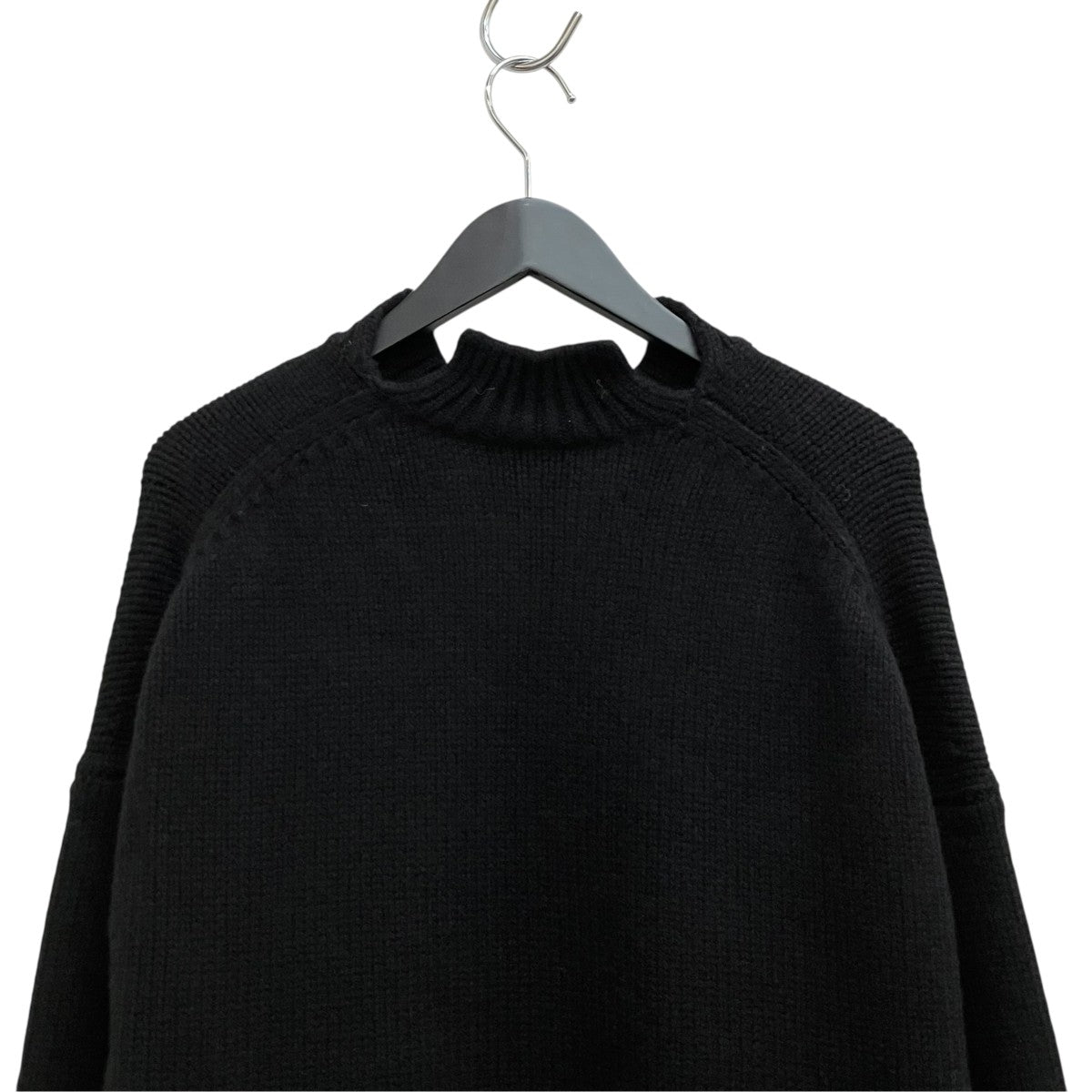 Low Count Wool Yak Knit Draping Extra Over C N Pullover ／N-25-001