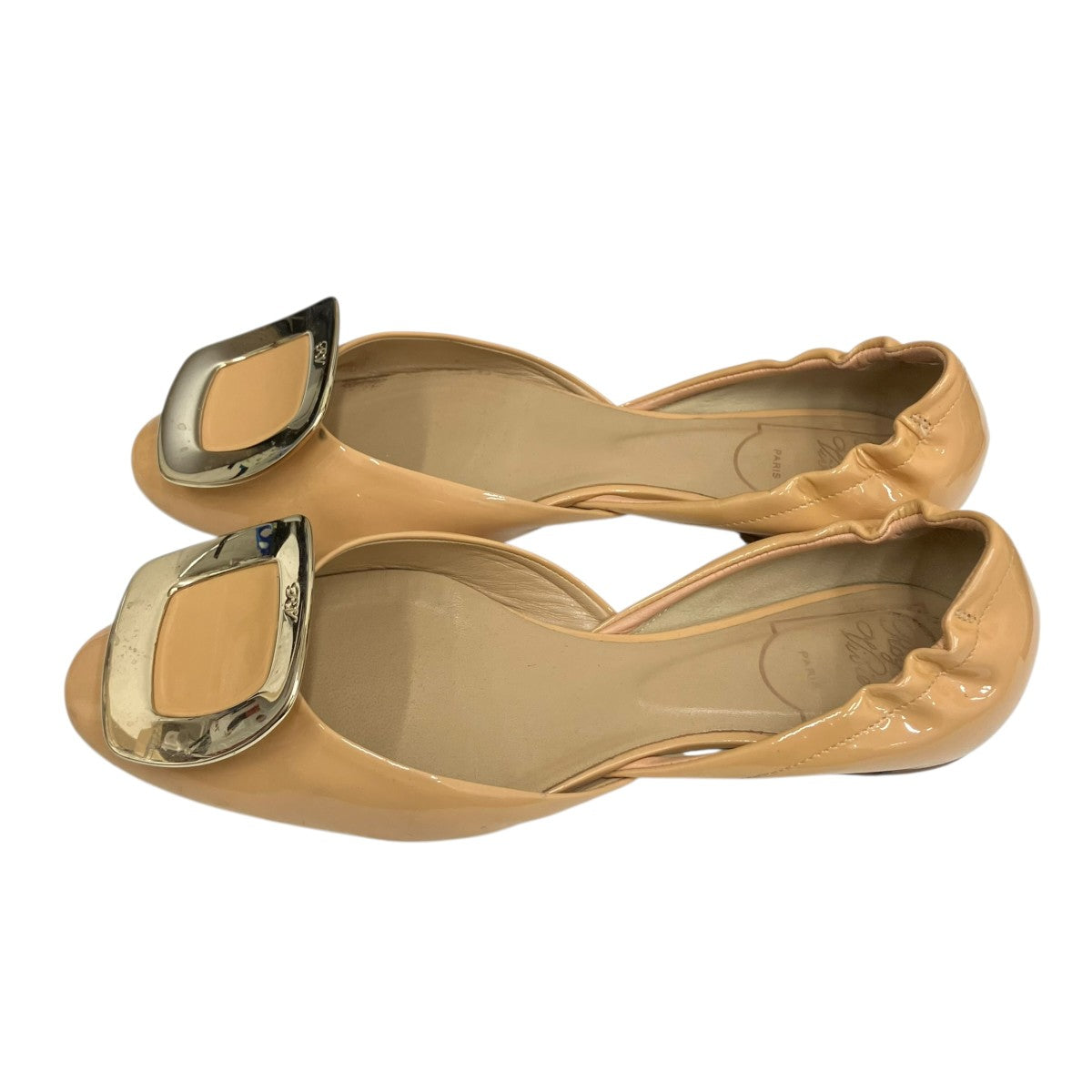 Roger Vivier パテントレザー・バレリーナフラットシューズ 古着・中古-3枚目のアイテム画像