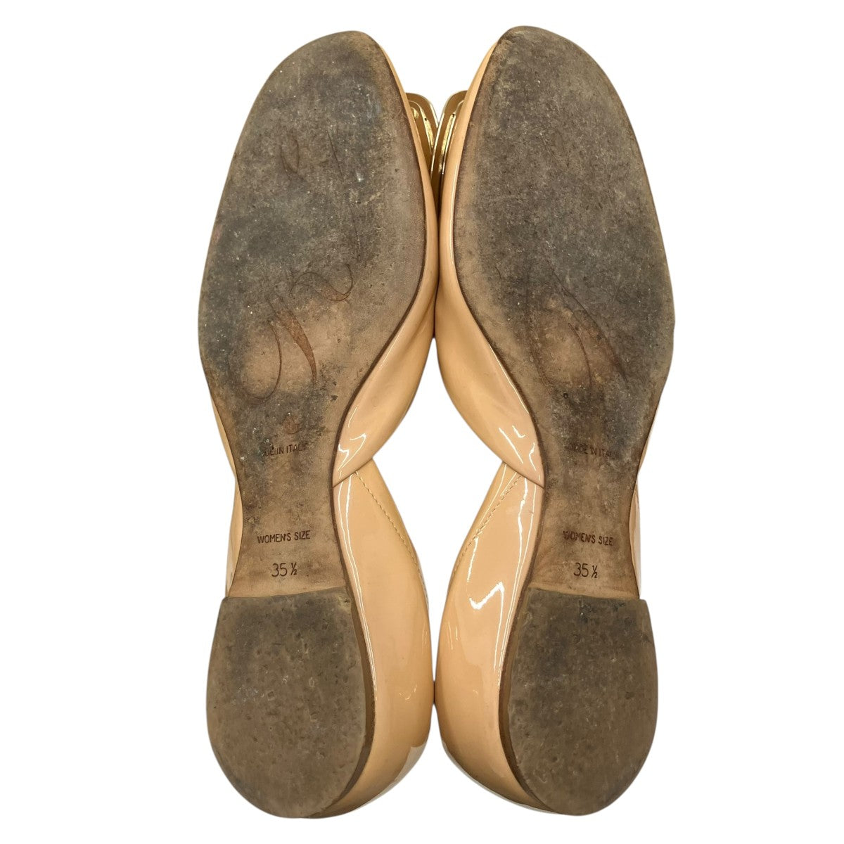 Roger Vivier パテントレザー・バレリーナフラットシューズ 古着・中古-5枚目のアイテム画像