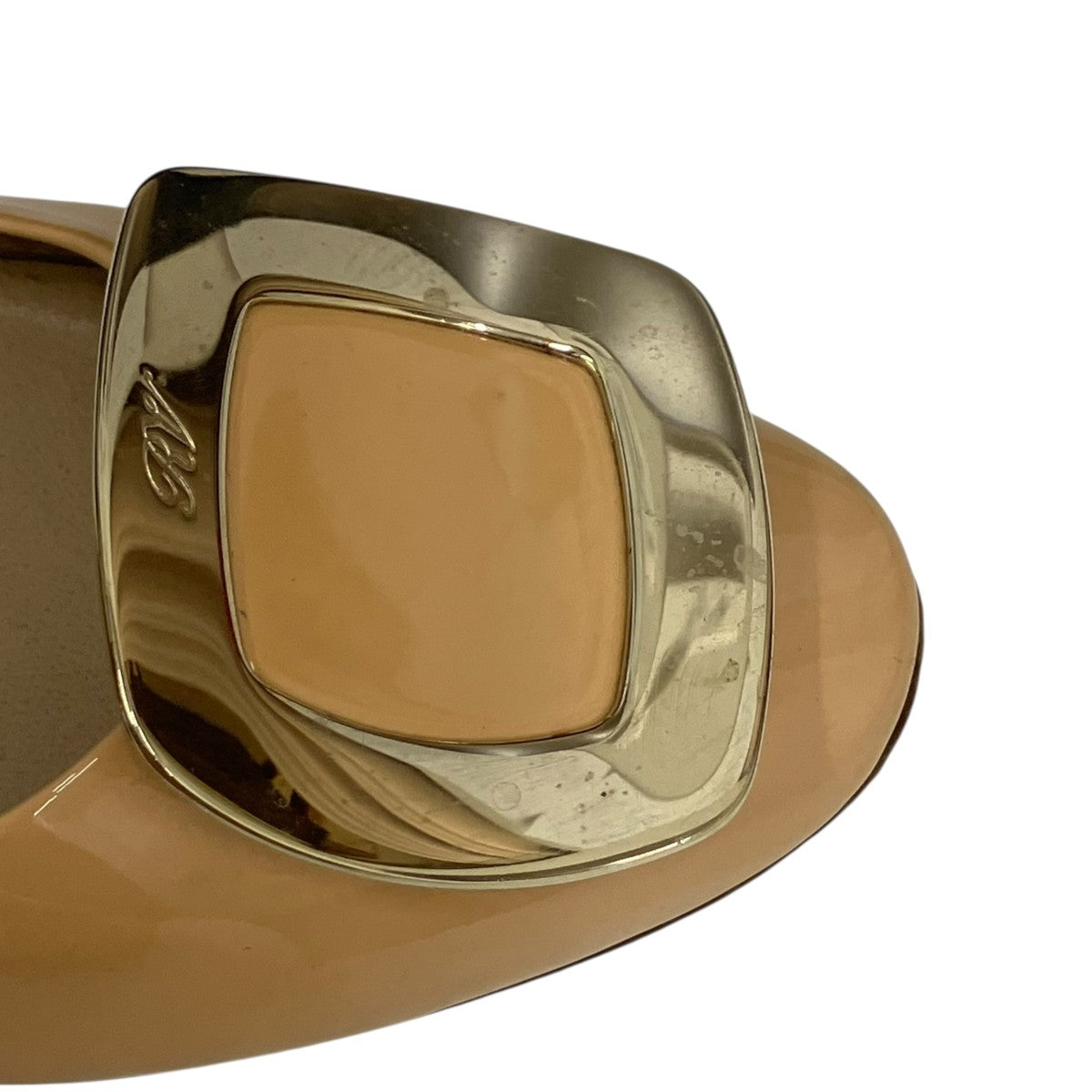 Roger Vivier パテントレザー・バレリーナフラットシューズ 古着・中古-6枚目のアイテム画像