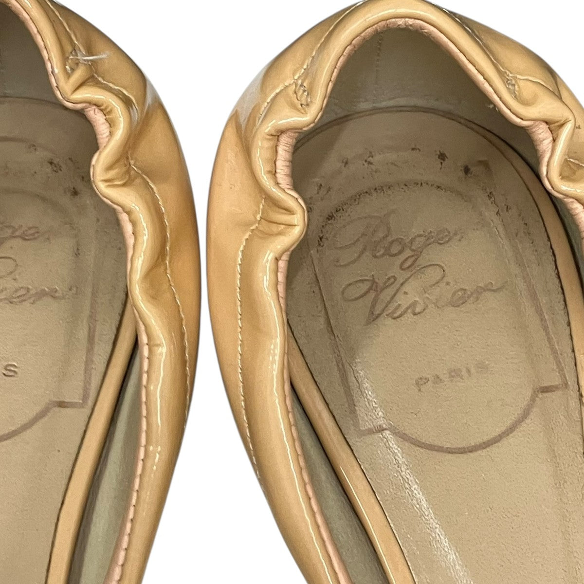 Roger Vivier パテントレザー・バレリーナフラットシューズ 古着・中古-7枚目のアイテム画像