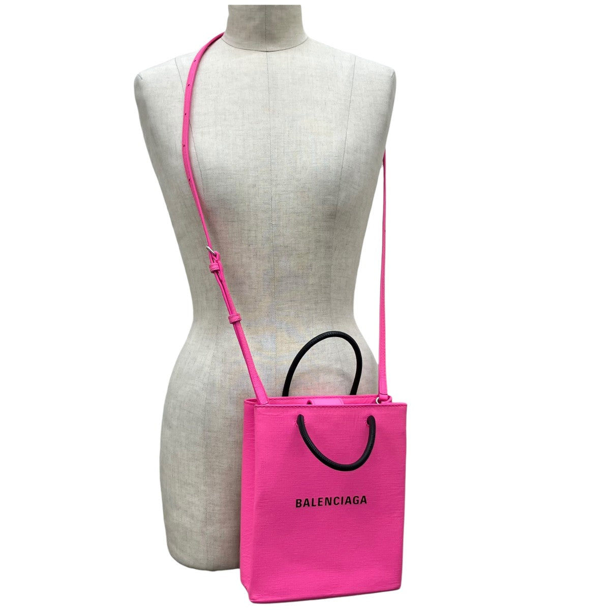 BALENCIAGA phone holder2WAYバッグ693805･5634･P･568024 古着・中古-9枚目のアイテム画像