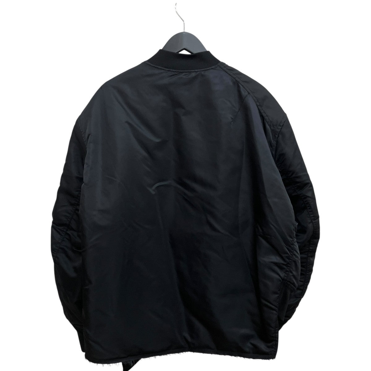 BLACK COMME des GARCONS AD2025 ナイロンツイル MA-1ジャケット 1P-J011 古着・中古-2枚目のアイテム画像