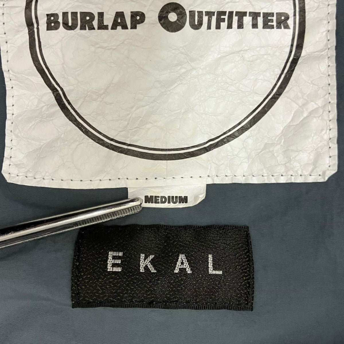 BURLAP OUTFITTER×EKAL ナイロンシャツNT1045 古着・中古-6枚目のアイテム画像