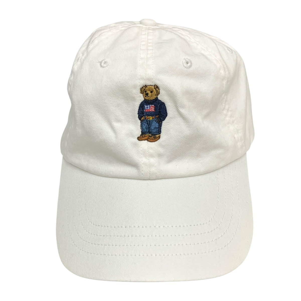 値下 ラルフローレン　Ralph Lauren ポロベア キャップ ホワイト POLO RALPH LAUREN（ポロ・ラルフローレン） ラルフローレンメンズ