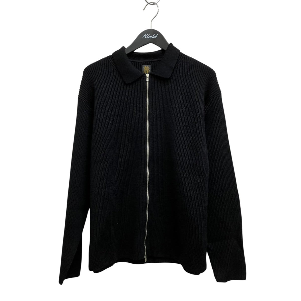 25AW SOLID WOOL RIB POLO ZIP UP CARDIGAN／ BN-25FM-044