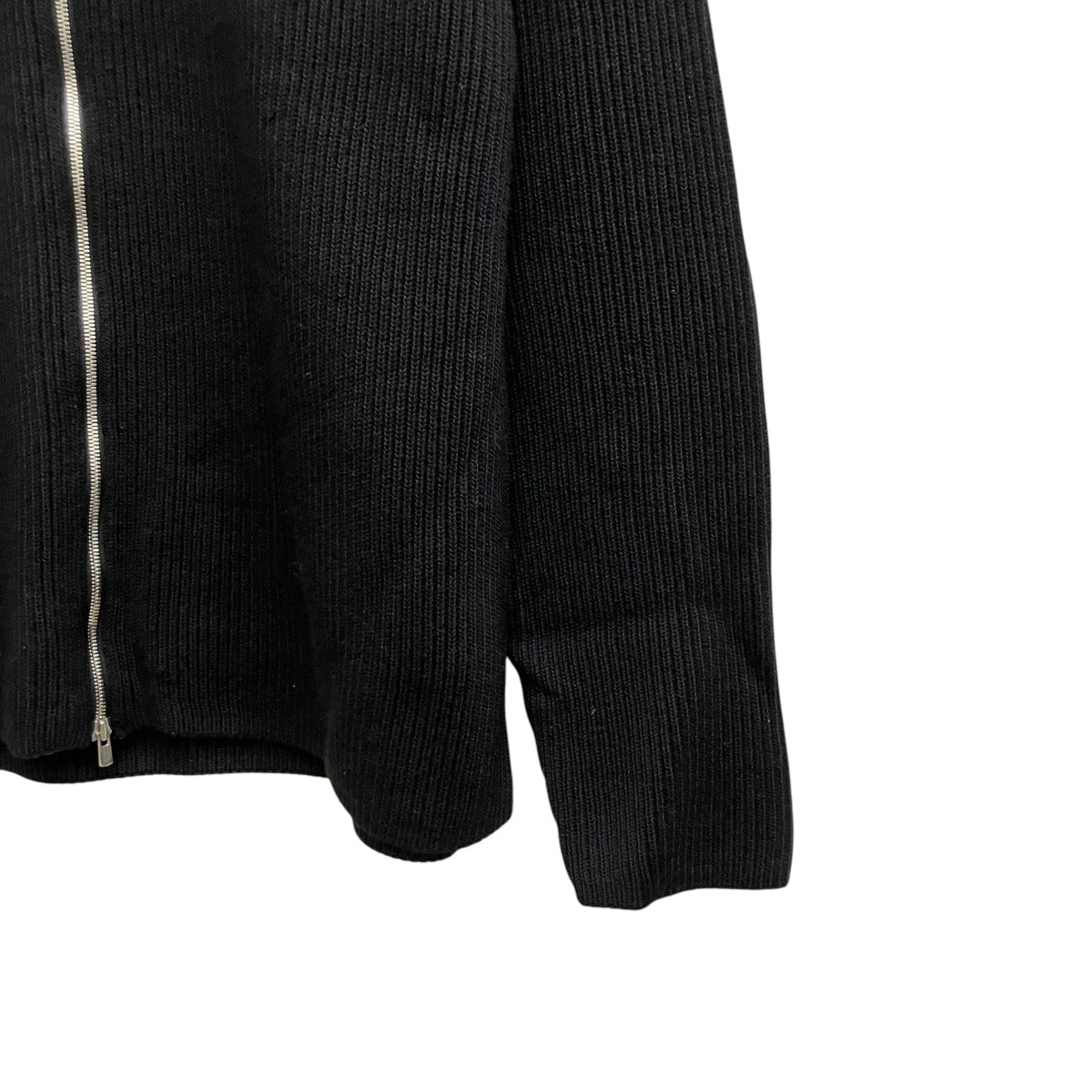 25AW SOLID WOOL RIB POLO ZIP UP CARDIGAN／ BN-25FM-044