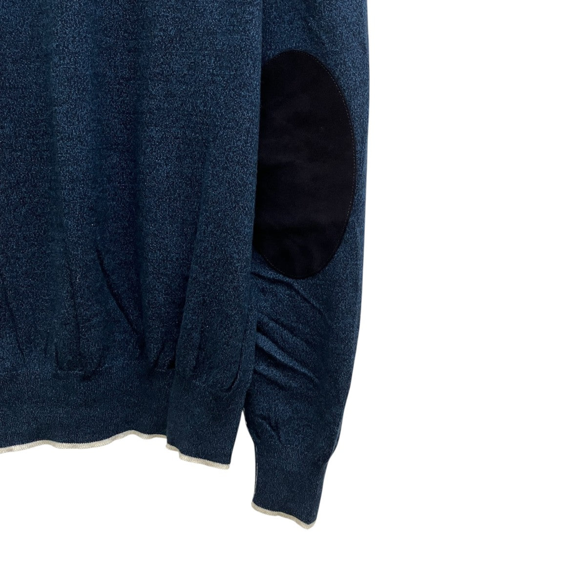Maison Margiela エルボーパッチインサイドアウトステッチデザインニット S50HA0989 古着・中古-6枚目のアイテム画像