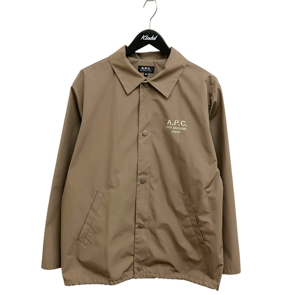 A．P．C． 刺繍コーチジャケット24236-1-37812 古着・中古-1枚目のアイテム画像