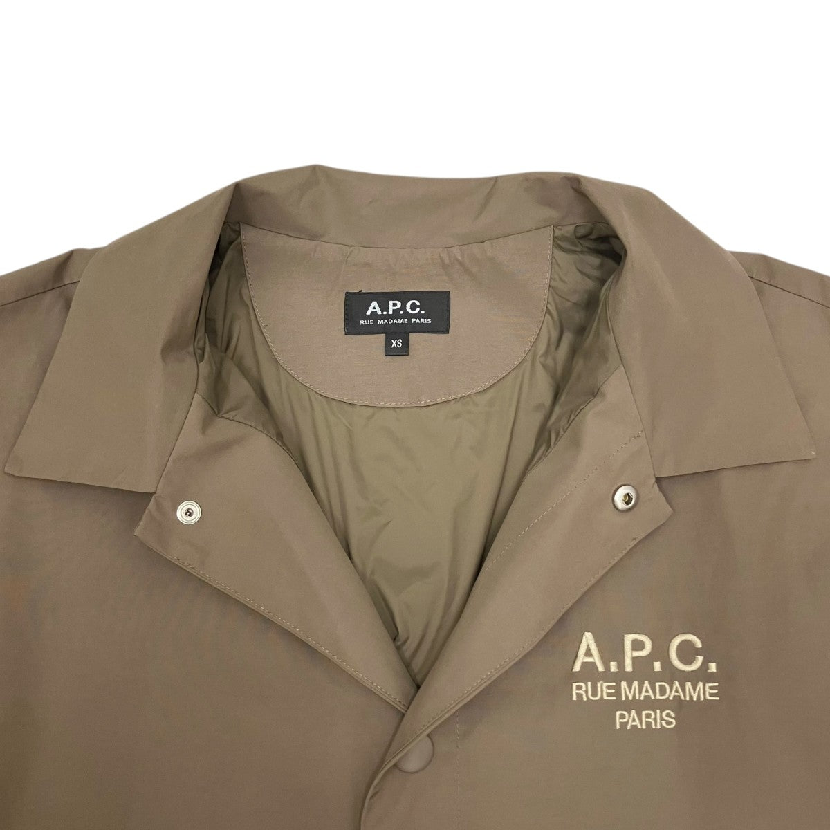 A．P．C． 刺繍コーチジャケット24236-1-37812 古着・中古-5枚目のアイテム画像