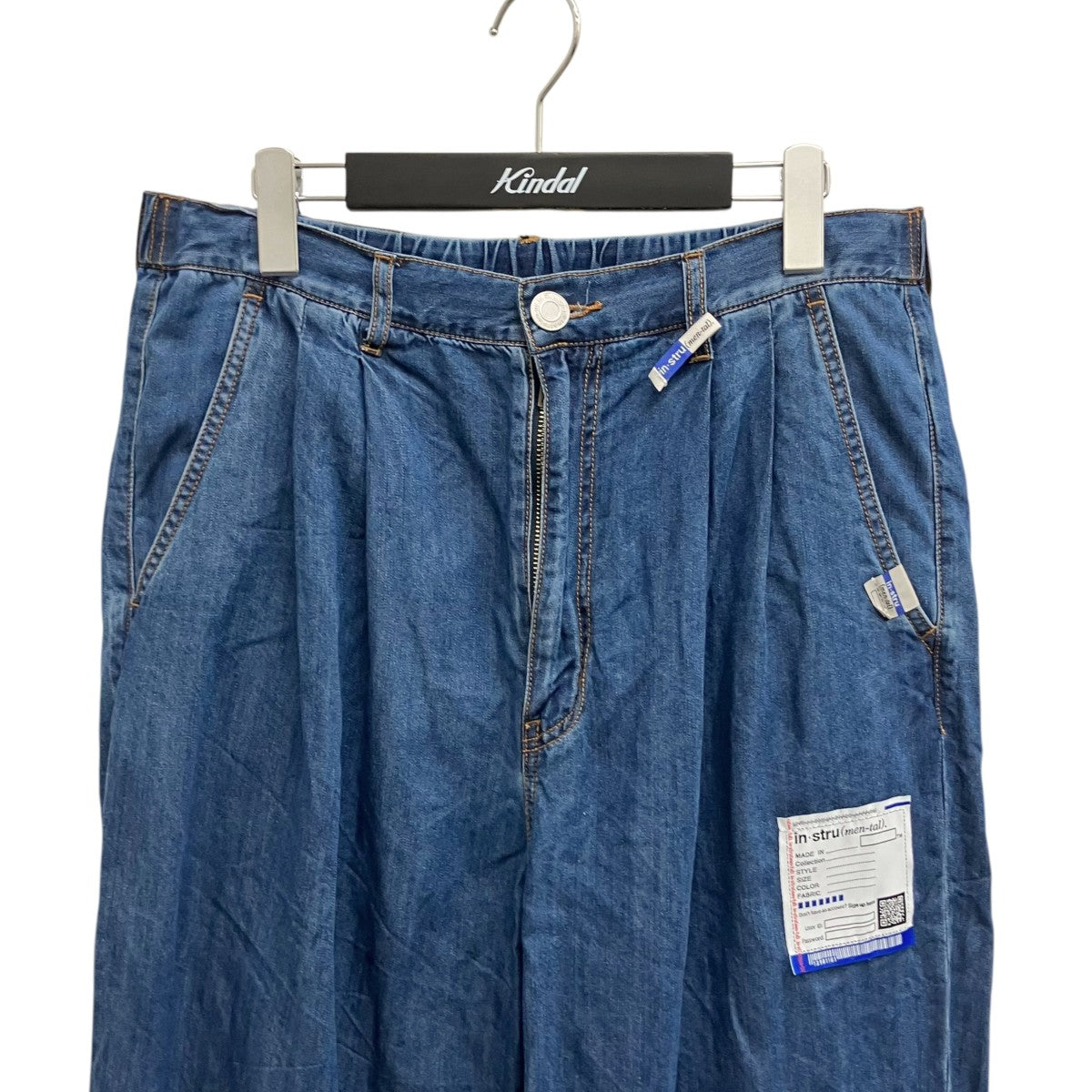 MIHARA YASUHIRO Cotton Tencel Denim Tapered PantsデニムパンツI12PT005 古着・中古-3枚目のアイテム画像