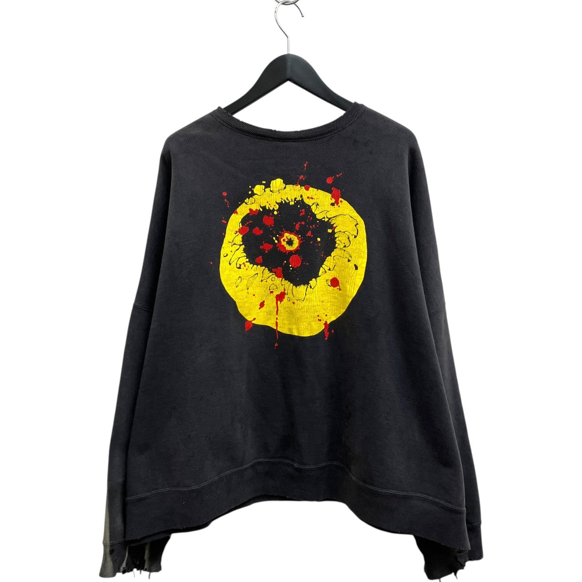 SAINT MICHAEL CP CREW SWEAT SMILEトレーナーSM-YS1-0000-C06 古着・中古-2枚目のアイテム画像