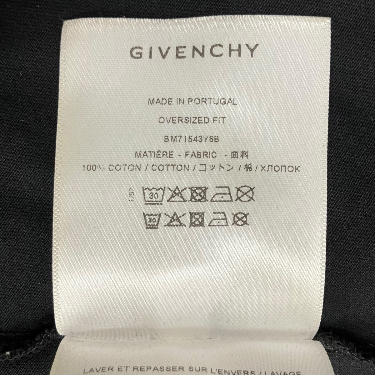 GIVENCHY 半袖TシャツBM71543Y6B 古着・中古-8枚目のアイテム画像