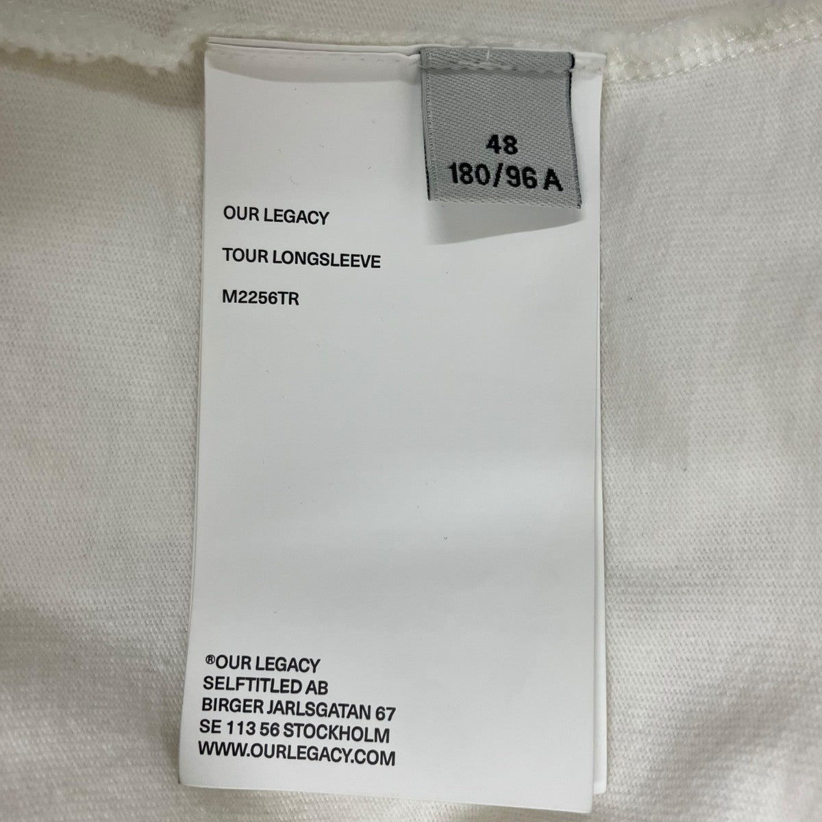 OUR LEGACY 長袖TシャツM2256TR 古着・中古-8枚目のアイテム画像