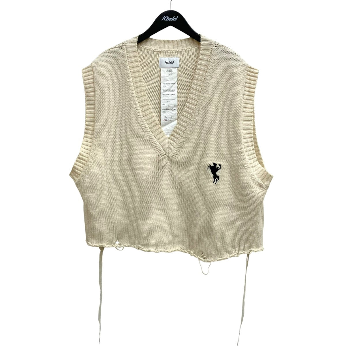 OVWRSIZED BROKEN VESTニットベスト18AW35KN20