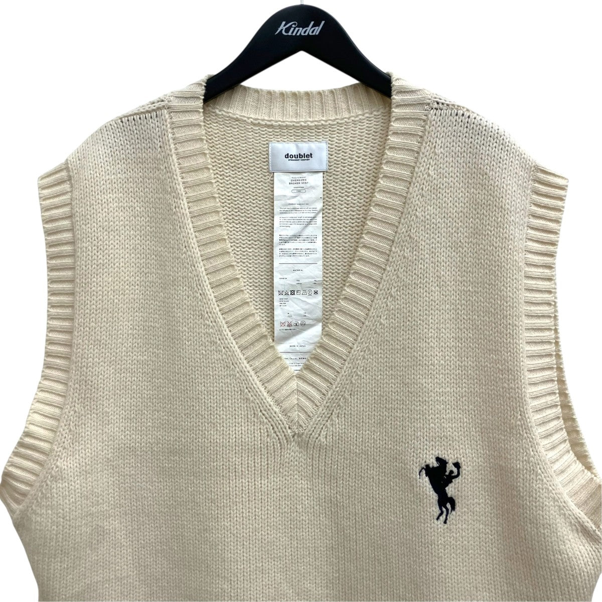 OVWRSIZED BROKEN VESTニットベスト18AW35KN20