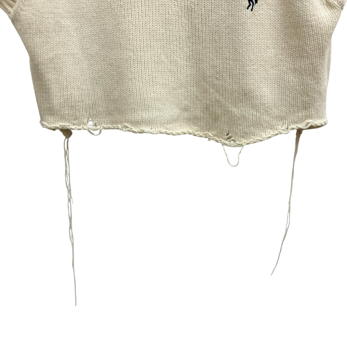 OVWRSIZED BROKEN VESTニットベスト18AW35KN20