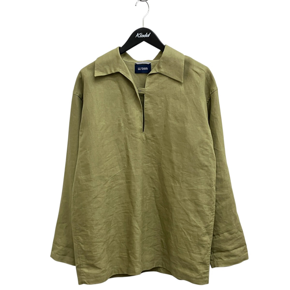 LUTAYS リネンスモックシャツ 古着・中古-1枚目のアイテム画像