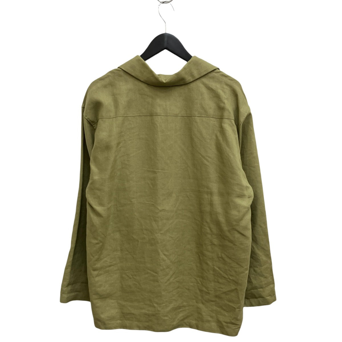 LUTAYS リネンスモックシャツ 古着・中古-2枚目のアイテム画像