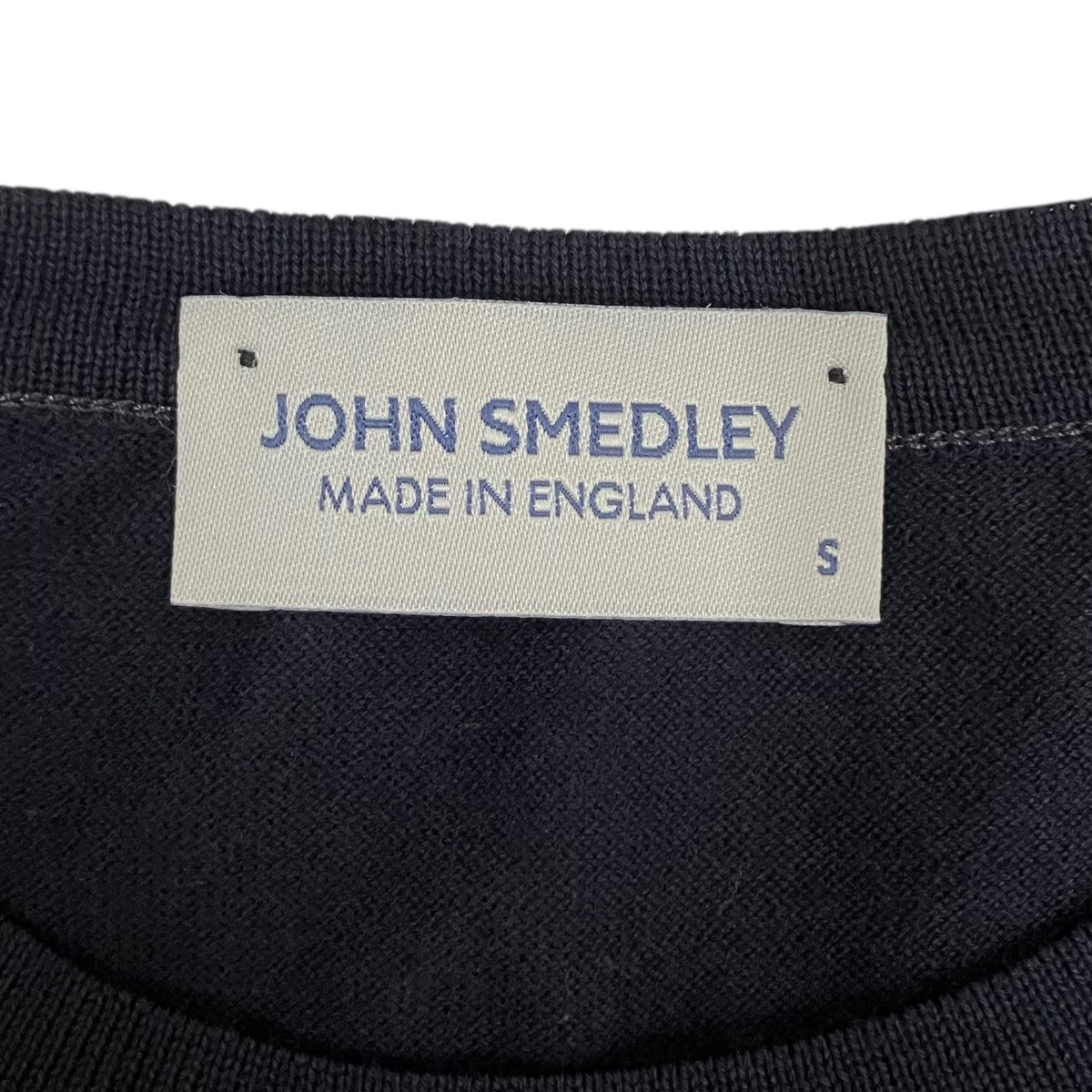 JOHN SMEDLEY CREW NECK KNIT薄手ニットS4486 古着・中古-6枚目のアイテム画像