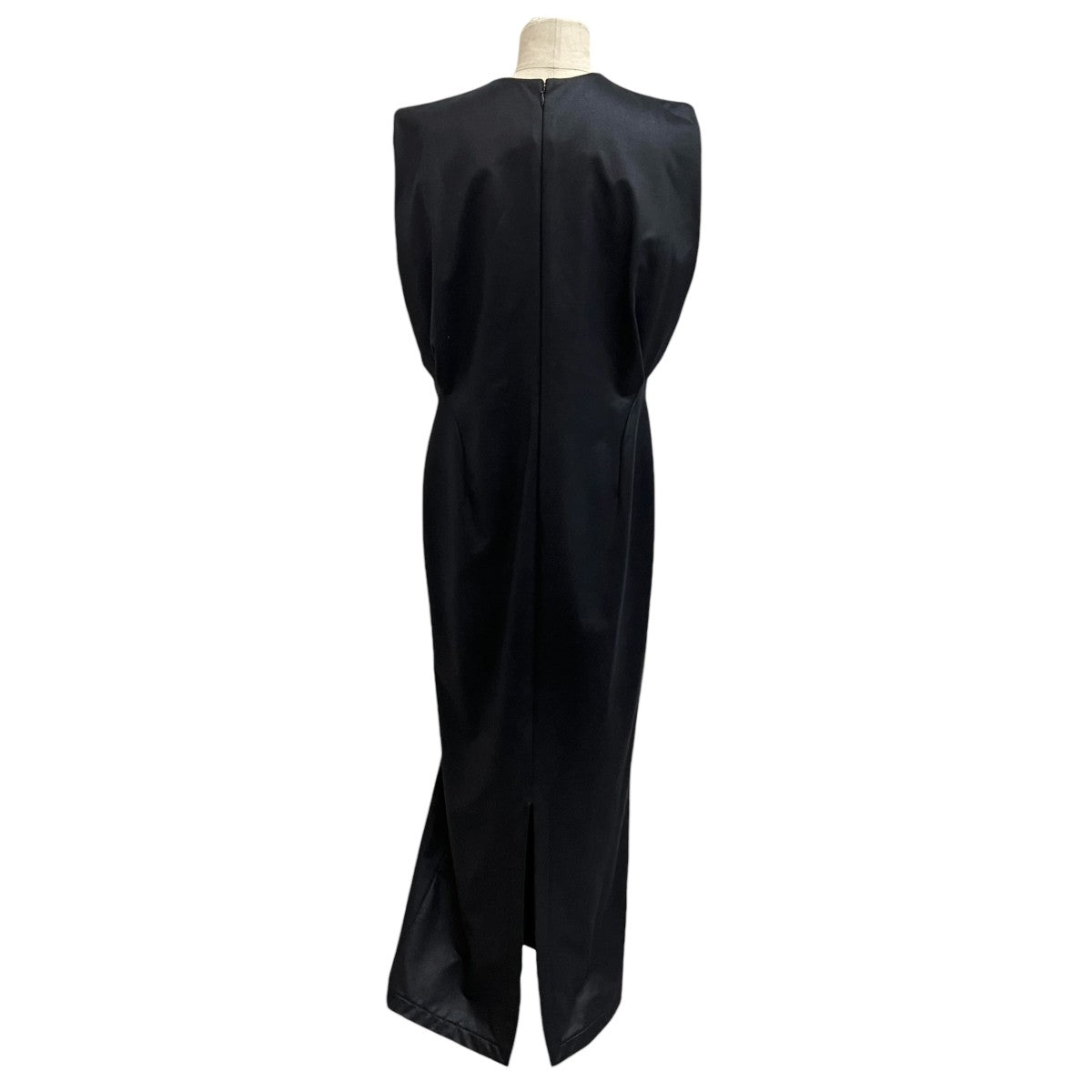 mame kurogouchi Plungded Long Sweatshirt DressノースリーブワンピースMM23PS-JS714 古着・中古-2枚目のアイテム画像