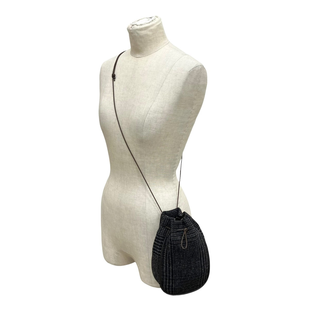 Bindas様 Hender Scheme(エンダースキーマ) tweed senzu bagハンドバッグxu-b