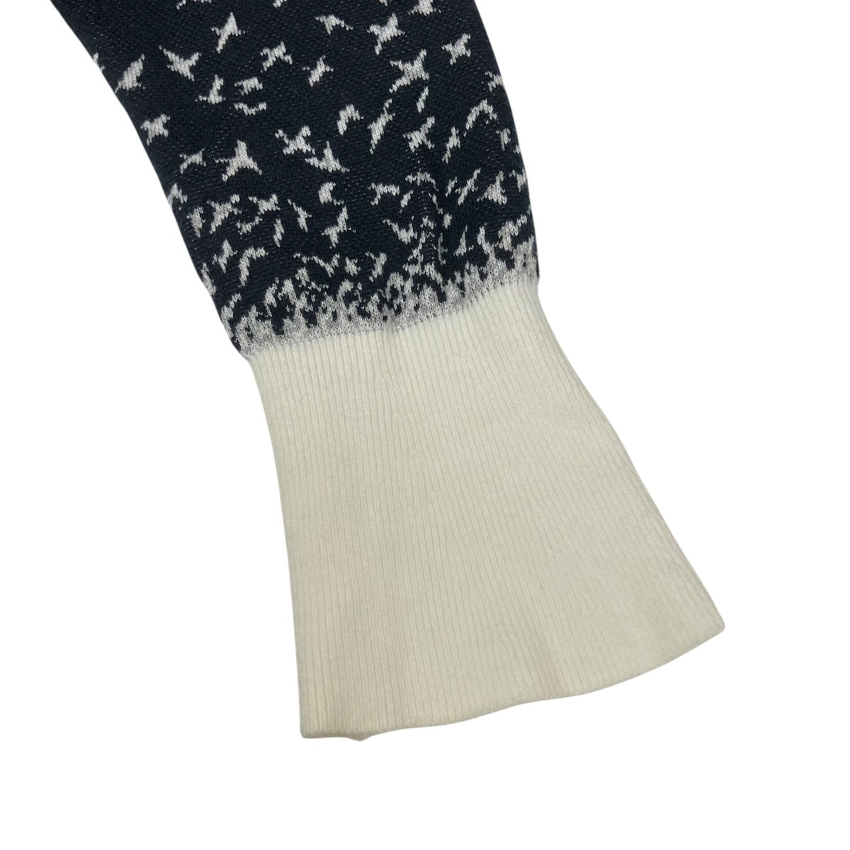 mame kurogouchi Crane Pattern Jacquard Knitted CardiganニットカーディガンMM23PS-KN726 古着・中古-5枚目のアイテム画像