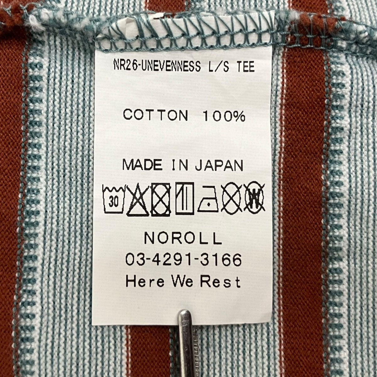 NOROLL UNEVENNESS長袖TシャツNR26 古着・中古-5枚目のアイテム画像