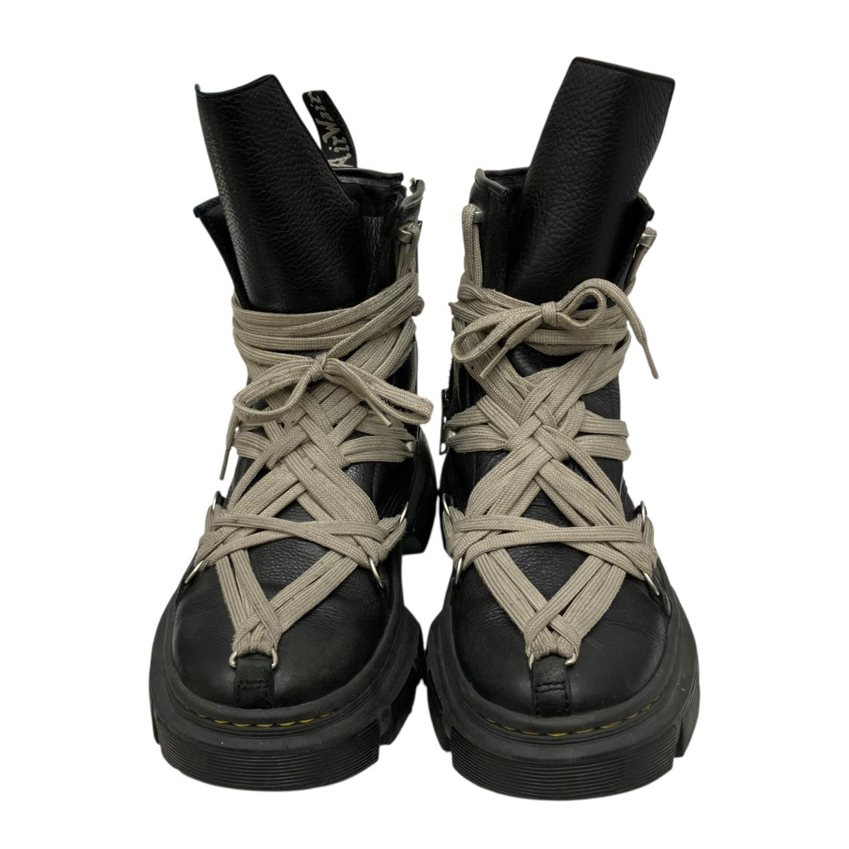RICK OWENS×Dr．Martens 1460 DMXL MEGA LACE BOOTブーツ ブラック
