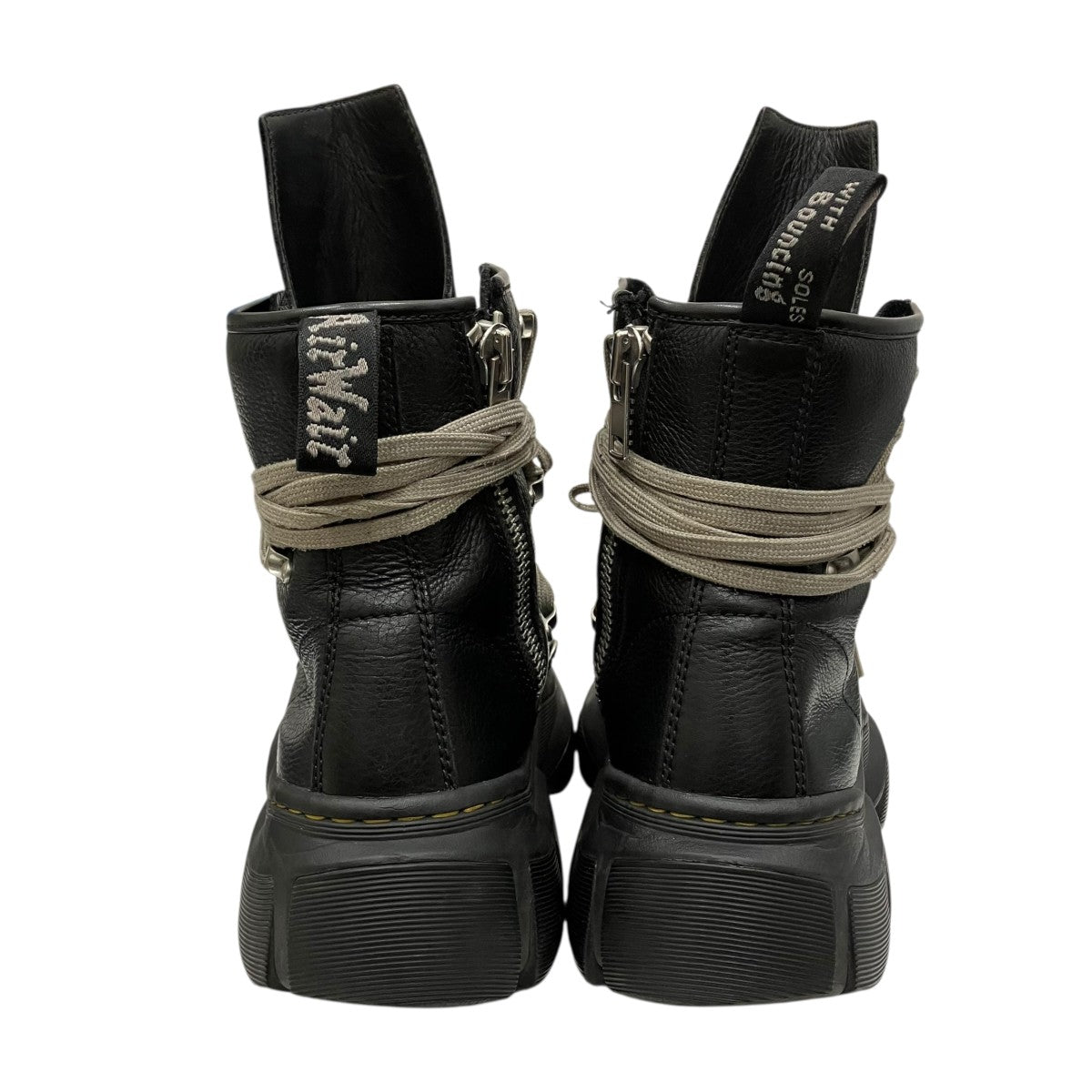 RICK OWENS×Dr．Martens 1460 DMXL MEGA LACE BOOTブーツ ブラック