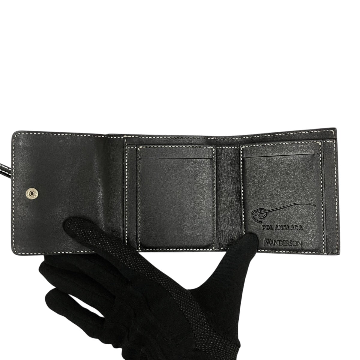 J．W．ANDERSON TRIFOLD WALLET WITH STRAPショルダーウォレット 古着・中古-7枚目のアイテム画像