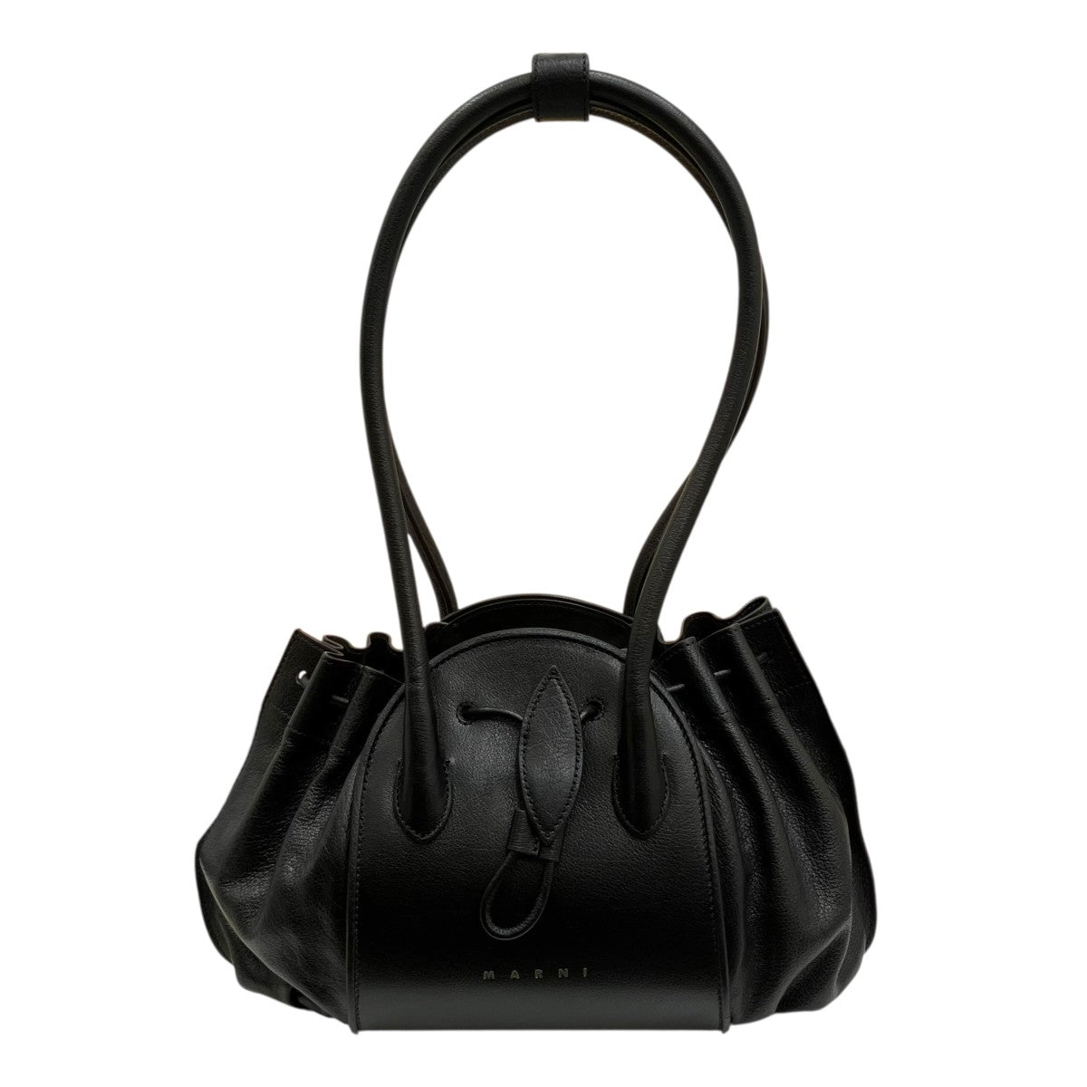MARNI TULIPEAレザーハンドバッグSHMP0156U0P8710 古着・中古-1枚目のアイテム画像