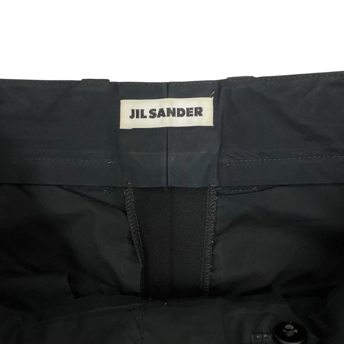 JIL SANDER ウールギャバジンワイドレッグトラウザーパンツスラックスJ22KA0131 古着・中古-6枚目のアイテム画像