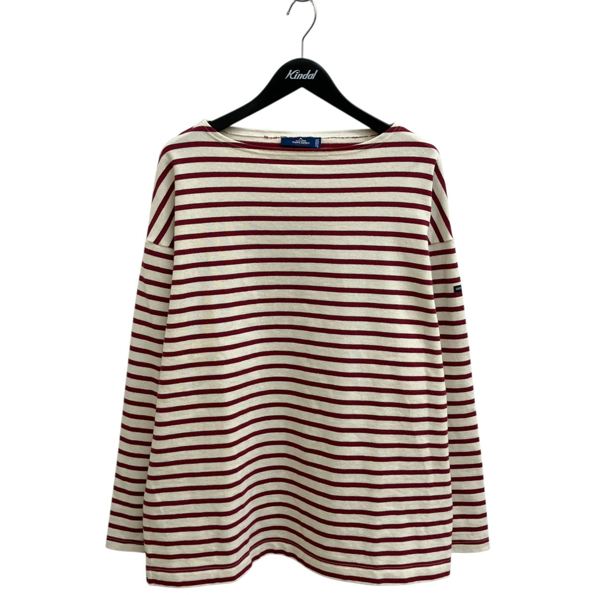 SAINT JAMES ボーダーバスクシャツ 古着・中古-1枚目のアイテム画像