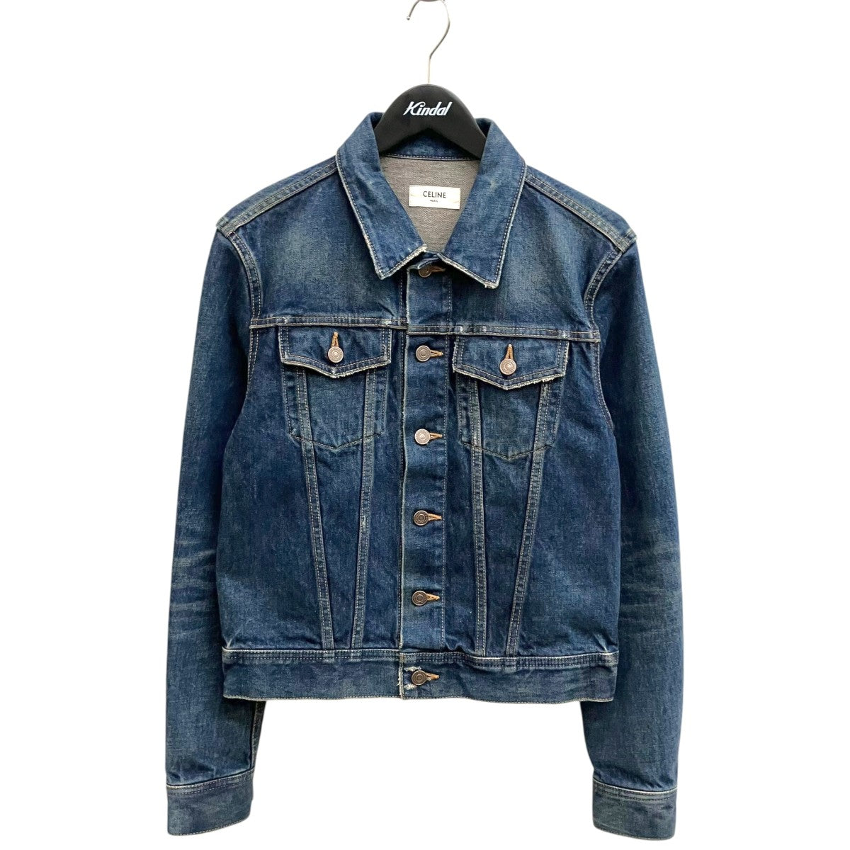 by Hedi Slimane  ダメージ加工クラシックトラッカーデニムジャケット 2Q002643E