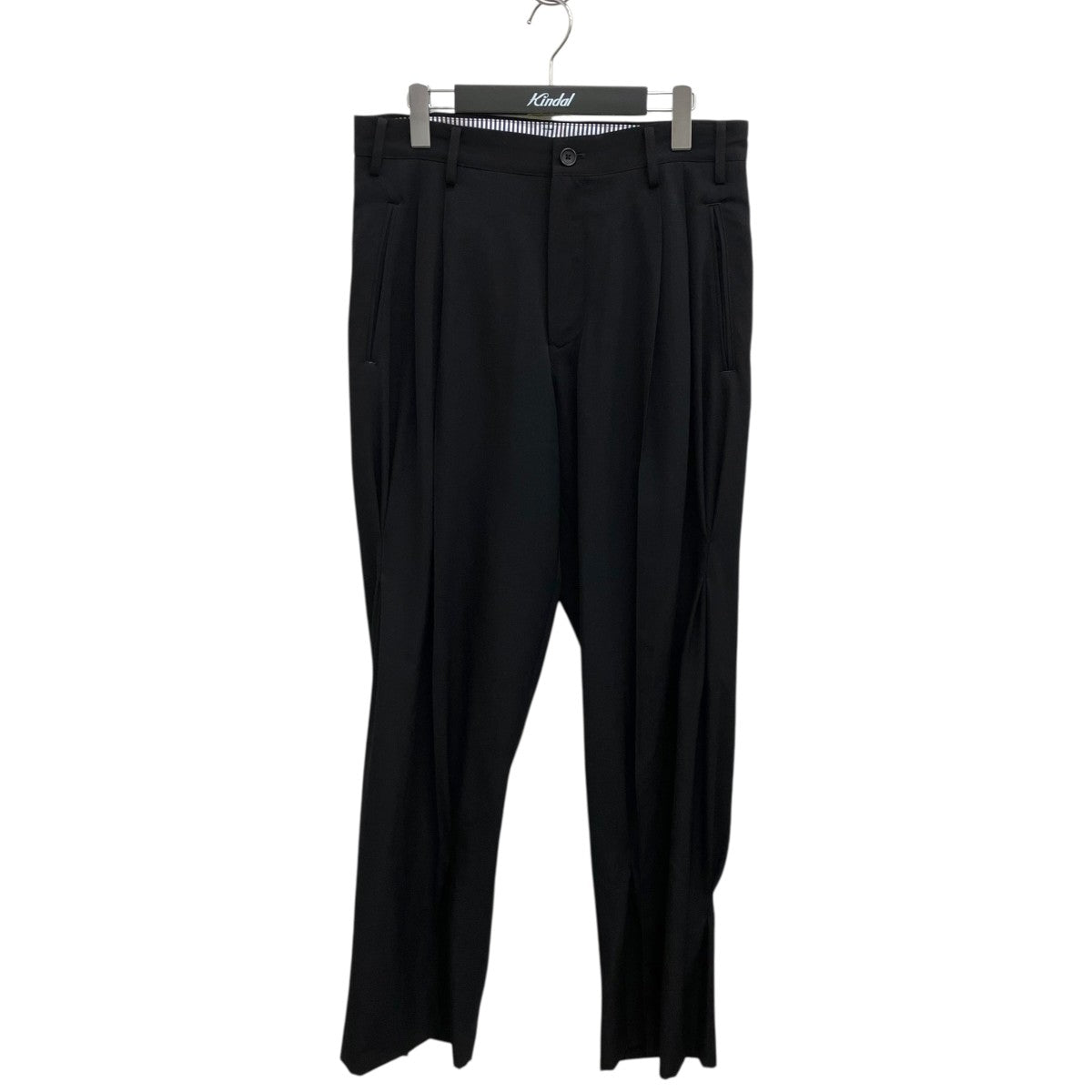 Pleat-detail pantsスラックス24fw-p-06