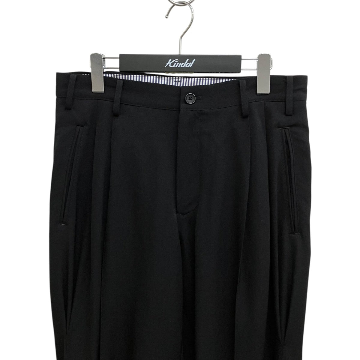 Pleat-detail pantsスラックス24fw-p-06